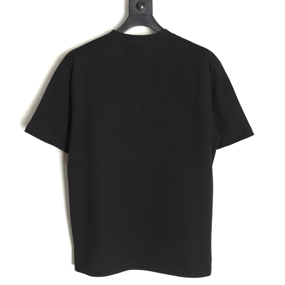 Dior Silver Logo Embroidered Short Sleeve T-Shirt TSK1