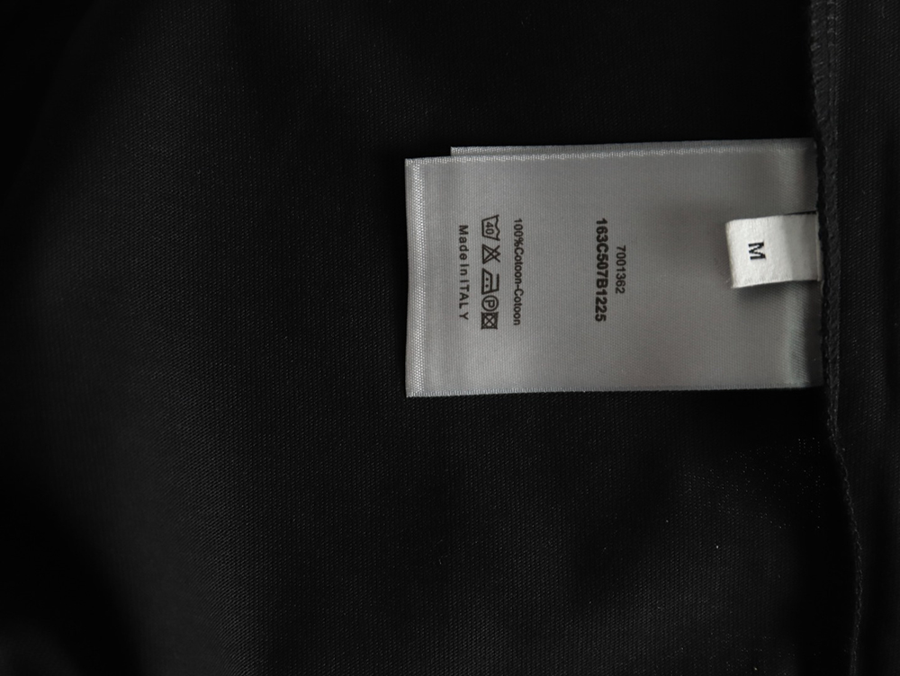 Dior Silver Logo Embroidered Short Sleeve T-Shirt TSK1