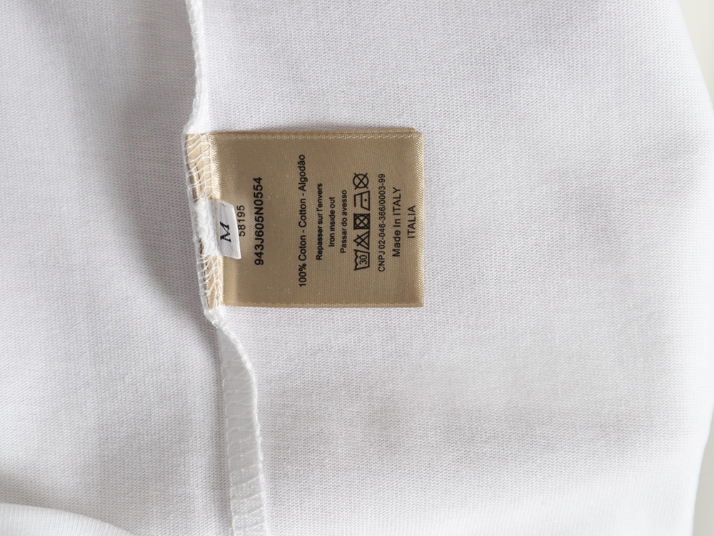 Dior presbyopia appliqué letter short sleeves