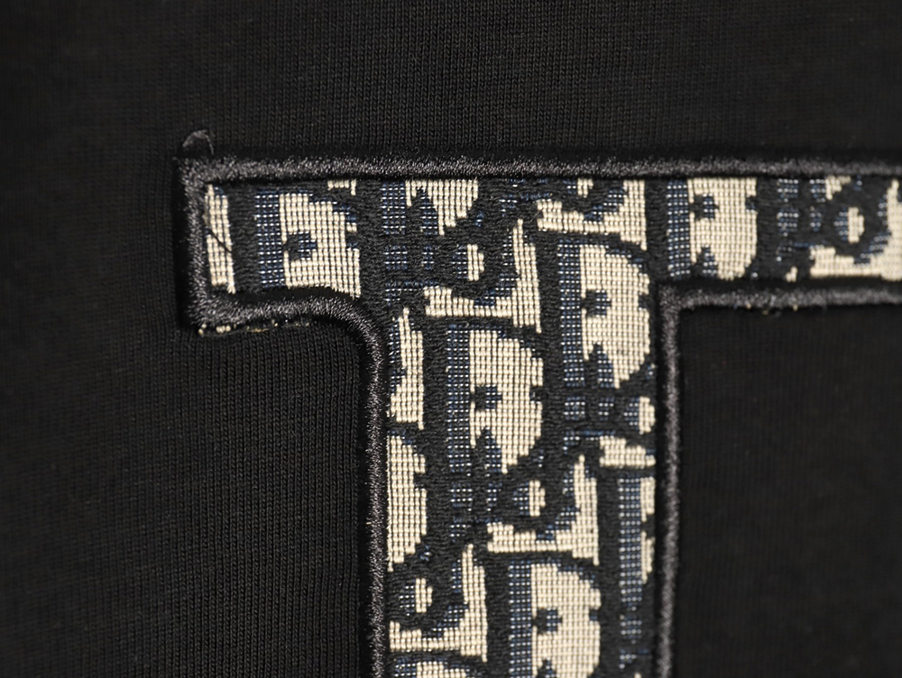 Dior presbyopia appliqué letter short sleeves TSK1