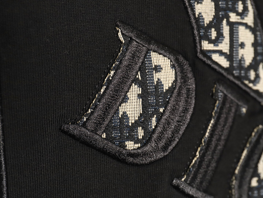 Dior presbyopia appliqué letter short sleeves TSK1