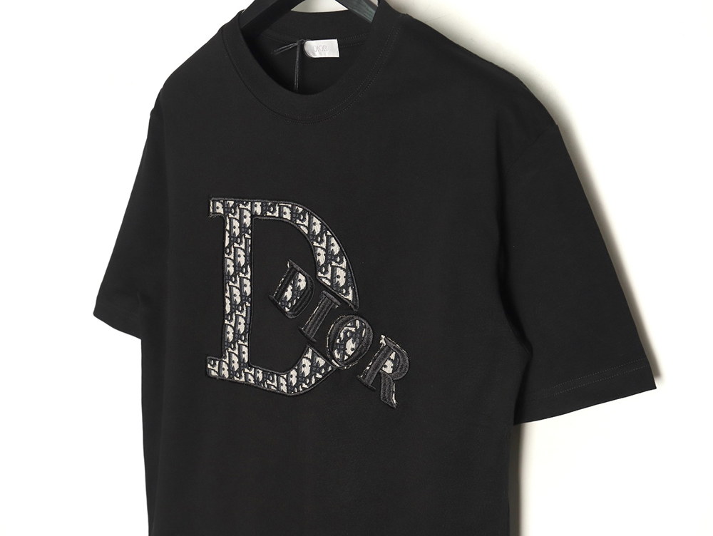 Dior presbyopia appliqué letter short sleeves TSK1
