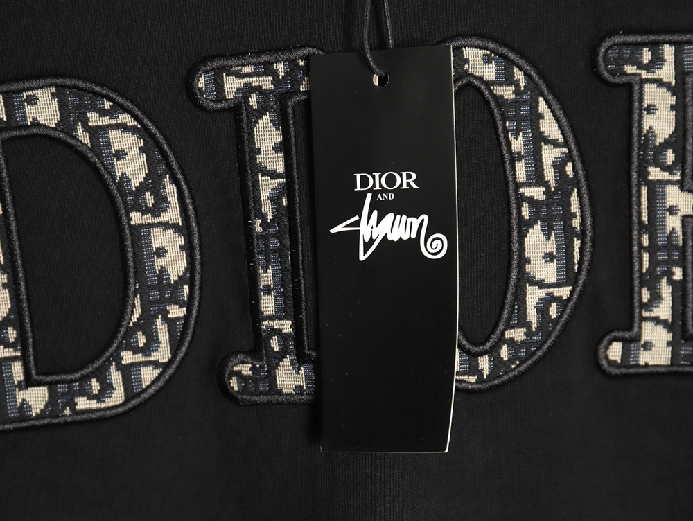 Dior presbyopia embroidered letter short sleeves TSK1
