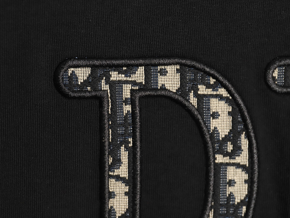 Dior presbyopia embroidered letter short sleeves TSK1