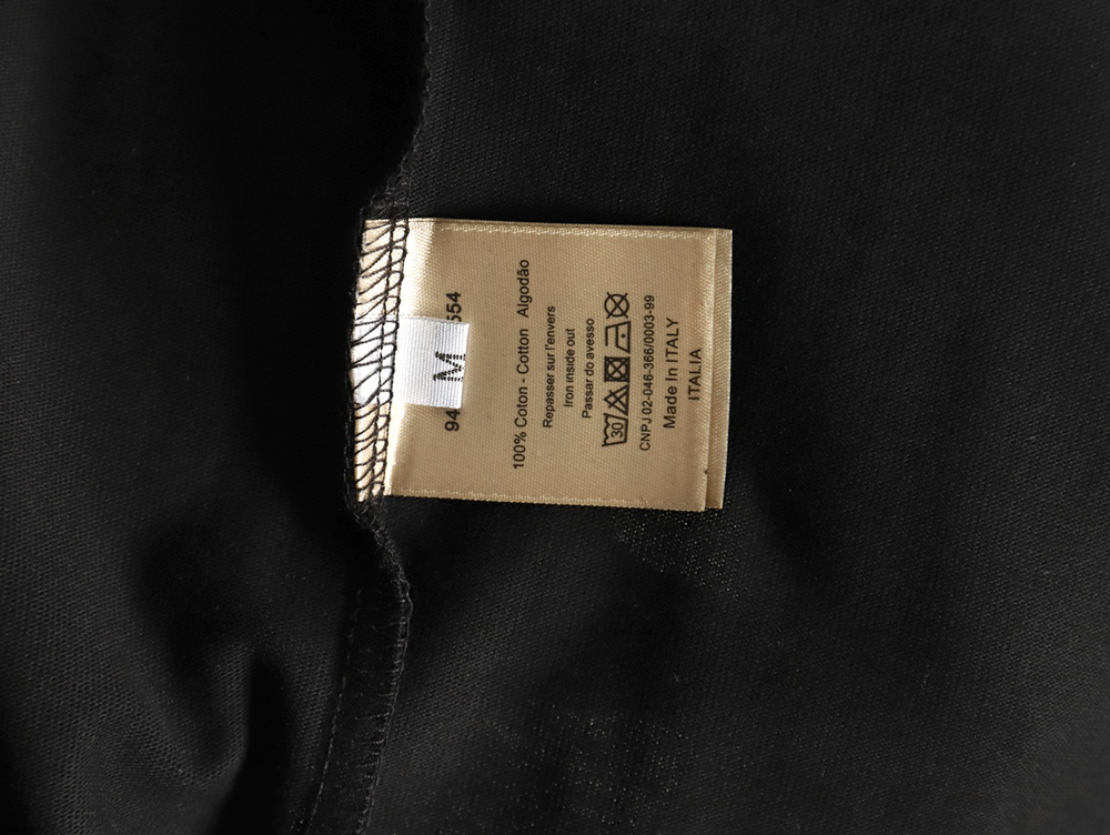 Dior presbyopia embroidered letter short sleeves TSK1