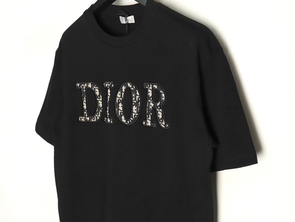 Dior presbyopia embroidered letter short sleeves TSK1