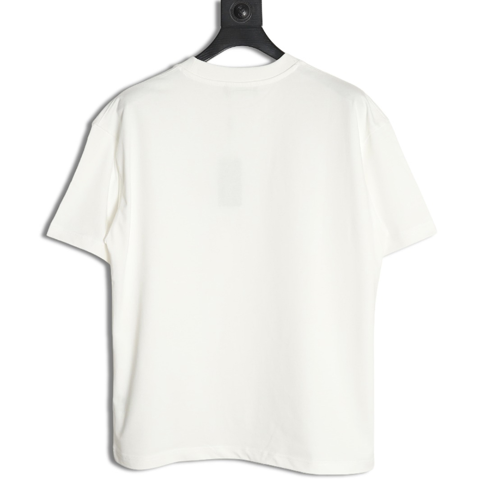 Fendi pizza graphic embroidered short-sleeved T-shirt