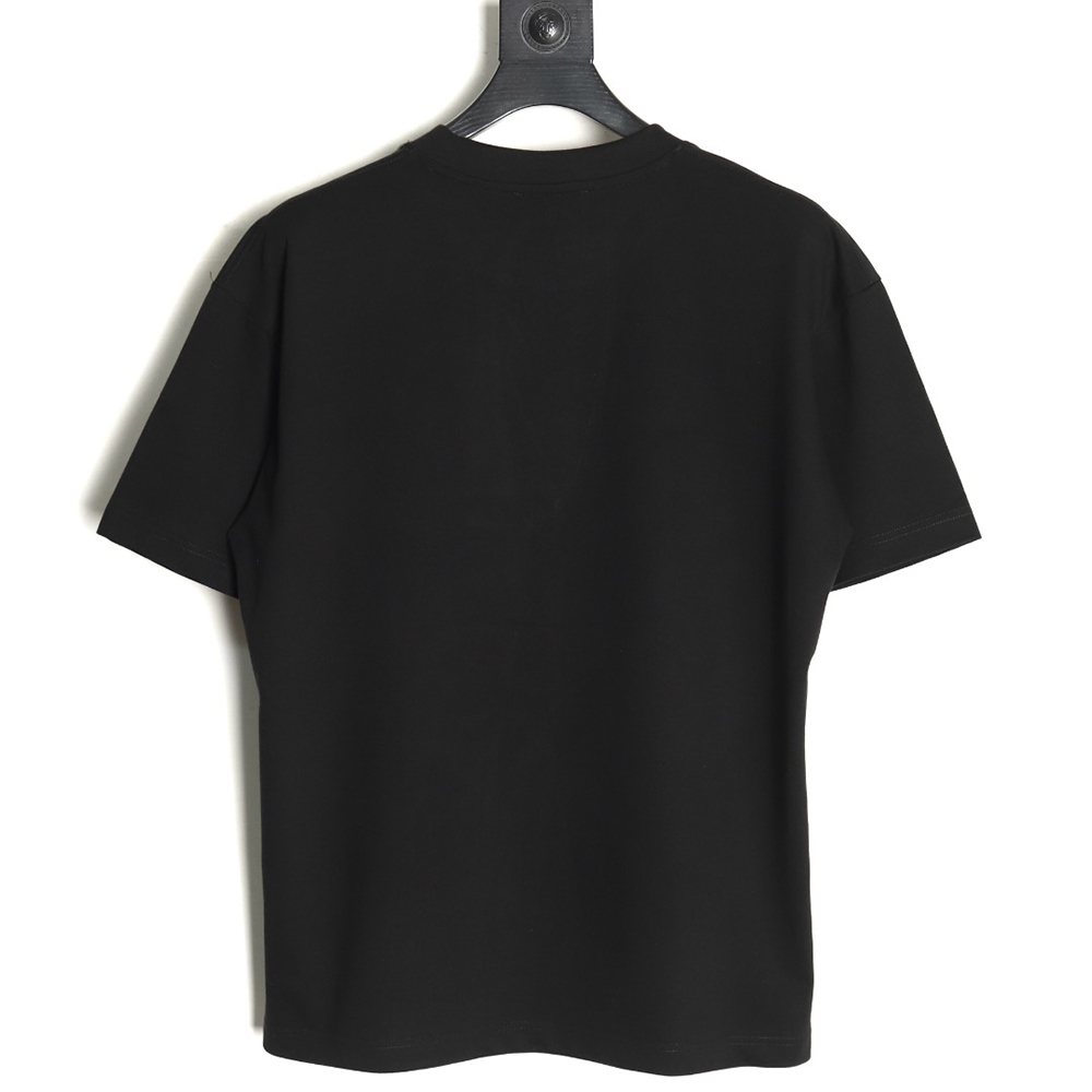 Fendi pizza graphic embroidered short-sleeved T-shirt TSK1