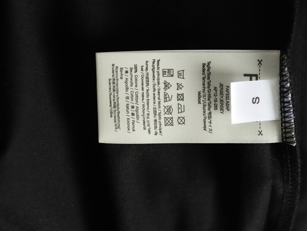 Fendi pizza graphic embroidered short-sleeved T-shirt TSK1