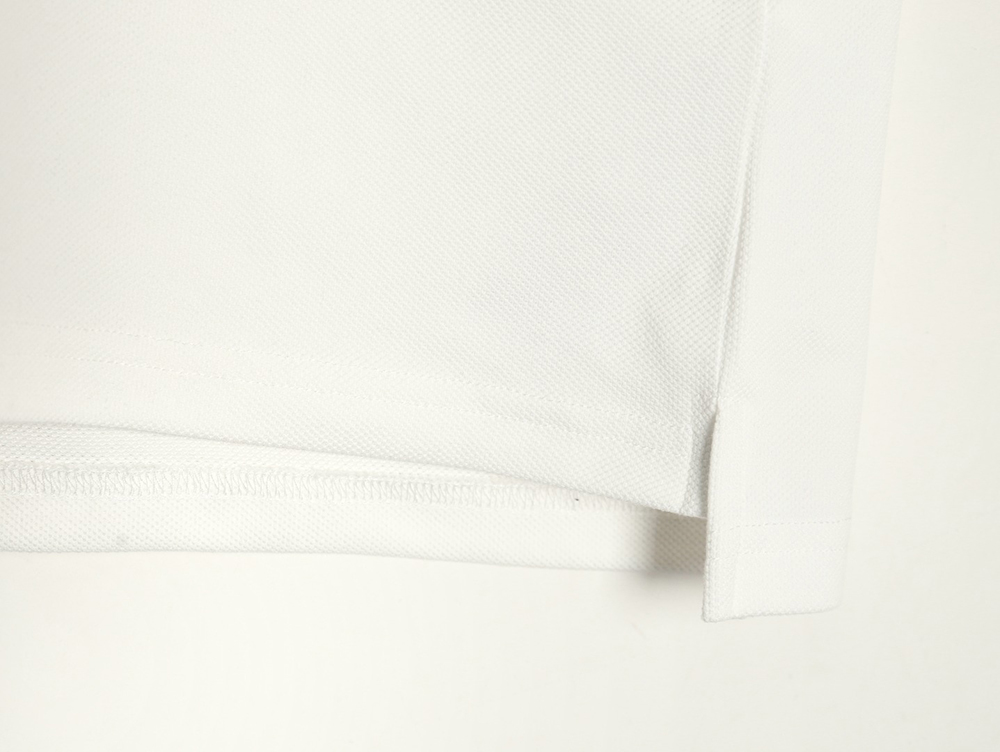 Gucci striped printed lettering short-sleeved polo shirt
