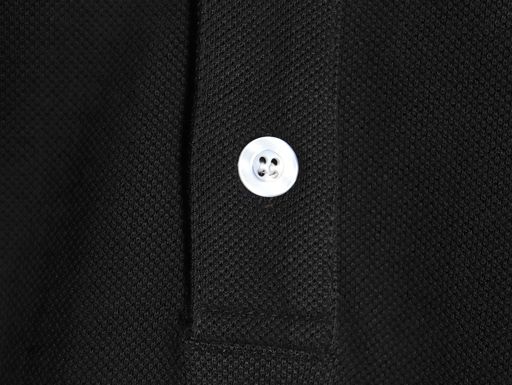 Gucci striped printed lettering short-sleeved polo shirt TSK1