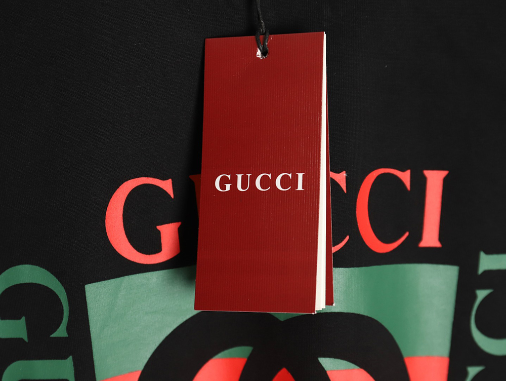 Gucci Square Letter Print Short Sleeve T-Shirt TSK1
