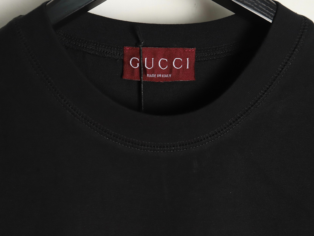Gucci Square Letter Print Short Sleeve T-Shirt TSK1
