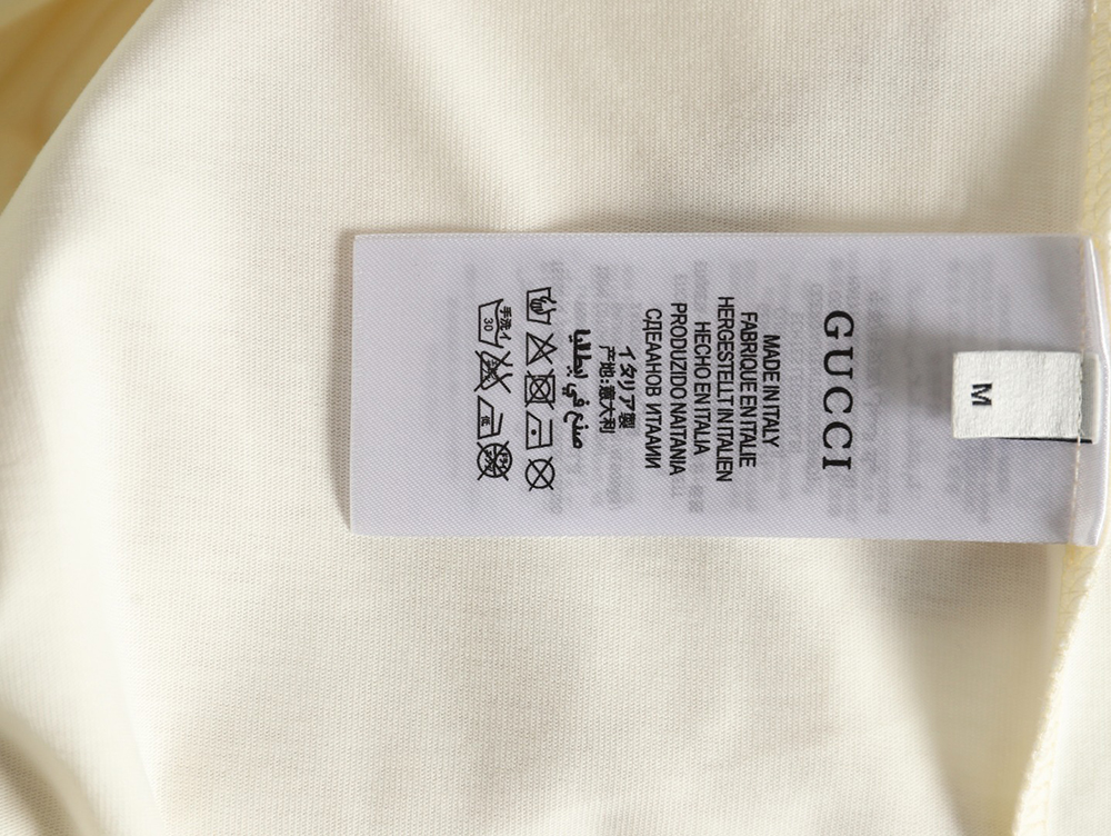 Gucci Avocado Lightning Print Short Sleeve T-shirt