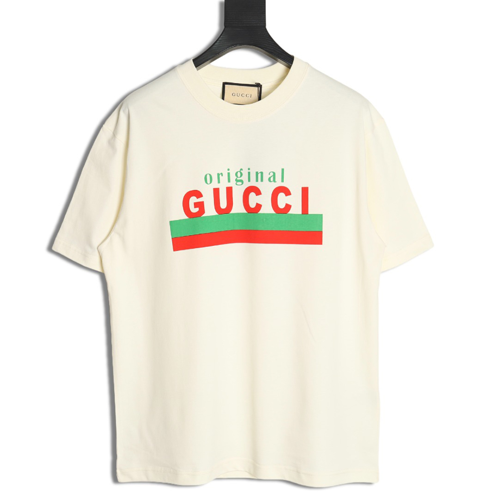 Gucci original printed short-sleeved T-shirt