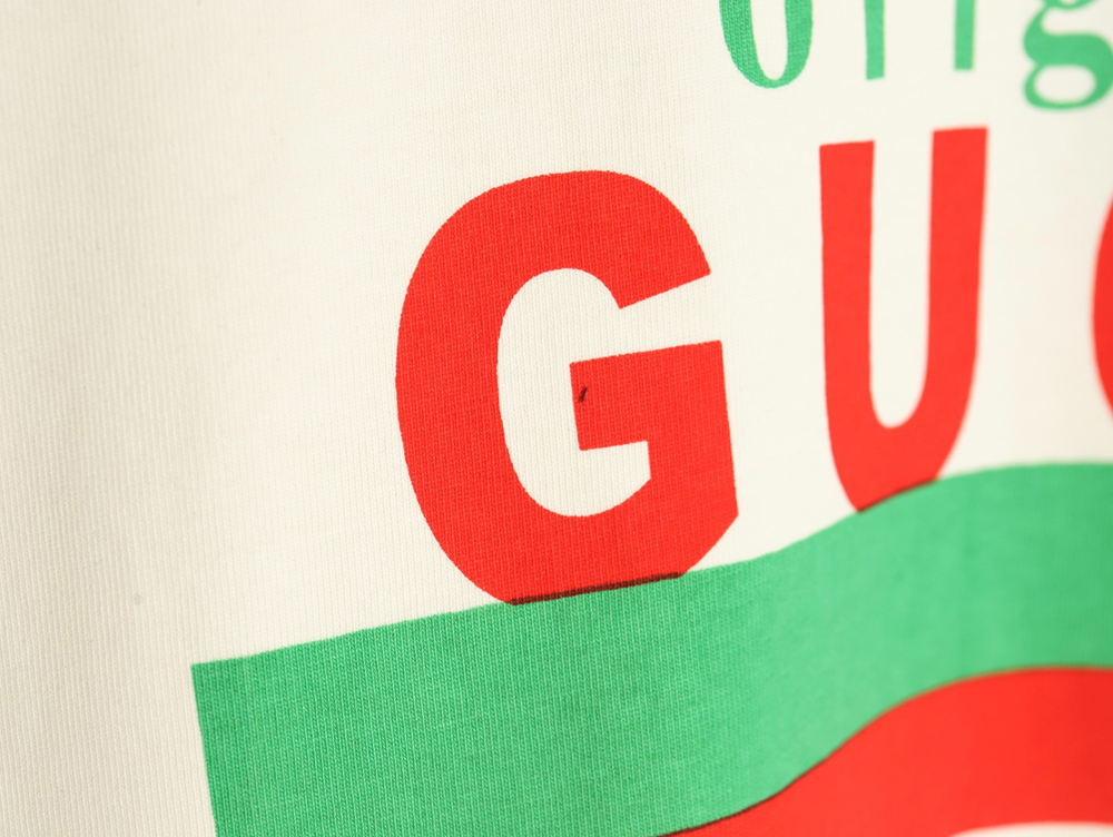 Gucci original printed short-sleeved T-shirt