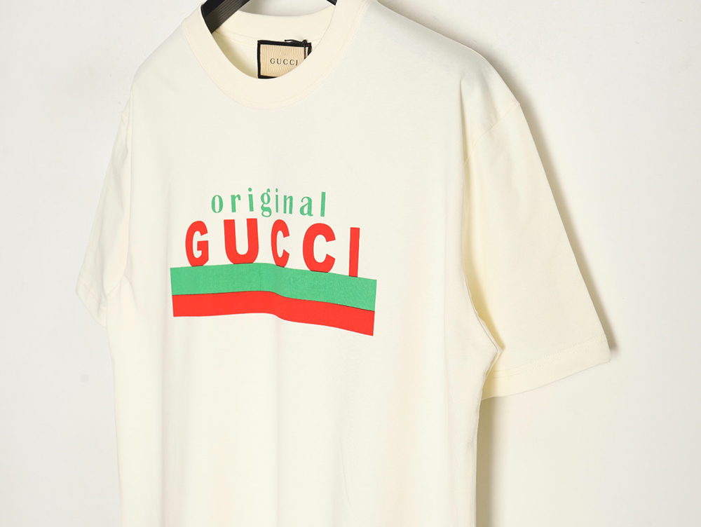 Gucci original printed short-sleeved T-shirt