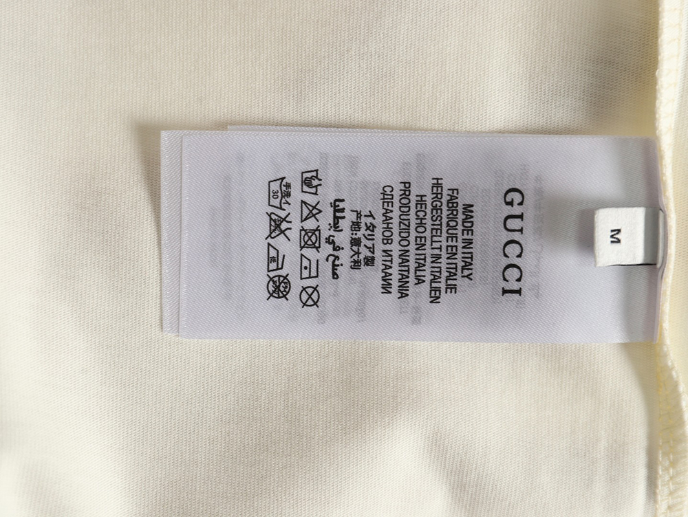 Gucci original printed short-sleeved T-shirt