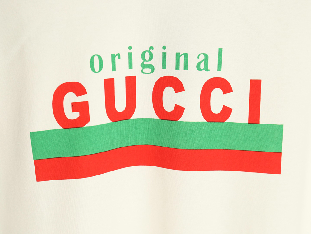Gucci original printed short-sleeved T-shirt
