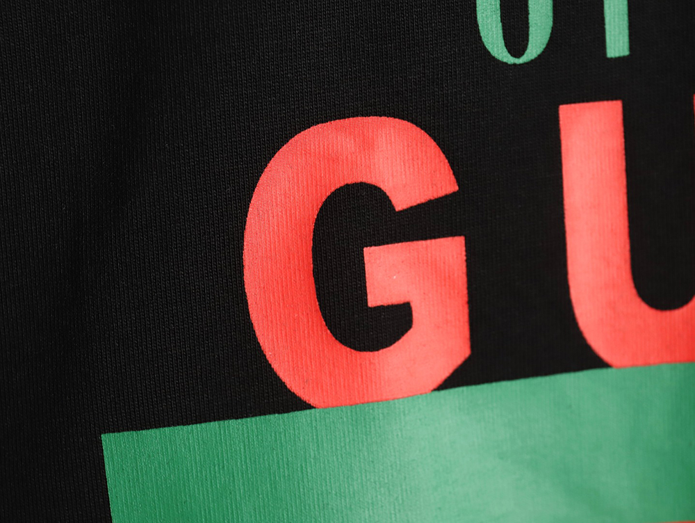Gucci original printed short-sleeved T-shirt TSK1