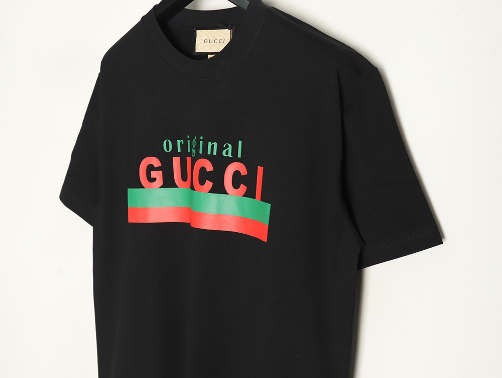 Gucci original printed short-sleeved T-shirt TSK1