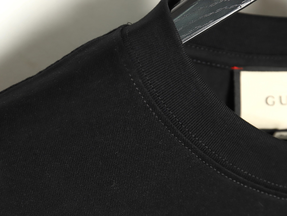 Gucci belt logo embroidered short-sleeved T-shirt TSK1