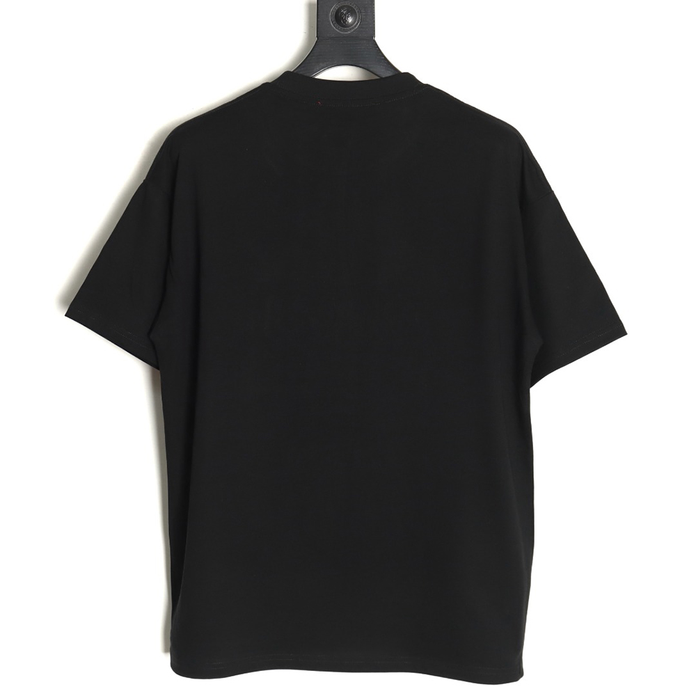 Gucci belt logo embroidered short-sleeved T-shirt TSK1