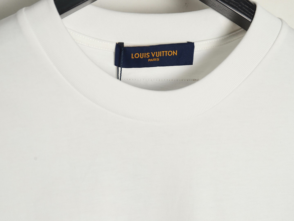Louis Vuitton Cursive Chain Embroidered T-shirt