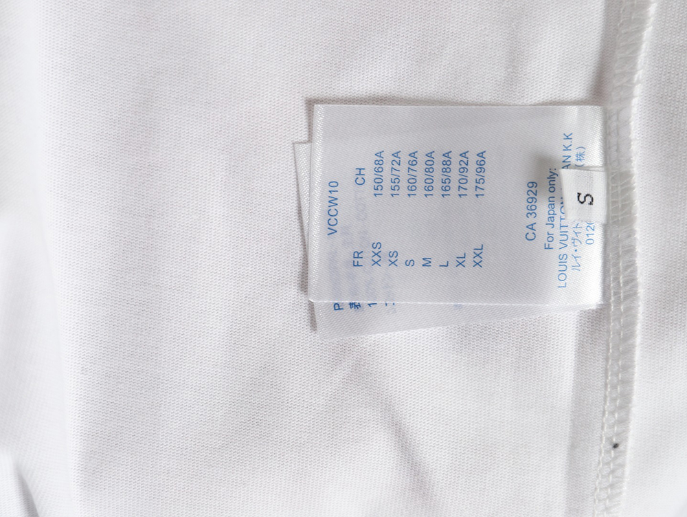 Louis Vuitton letter print logo short sleeves