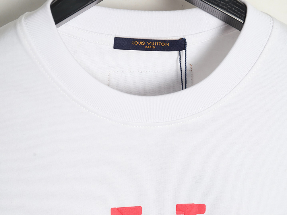Louis Vuitton letter print logo short sleeves