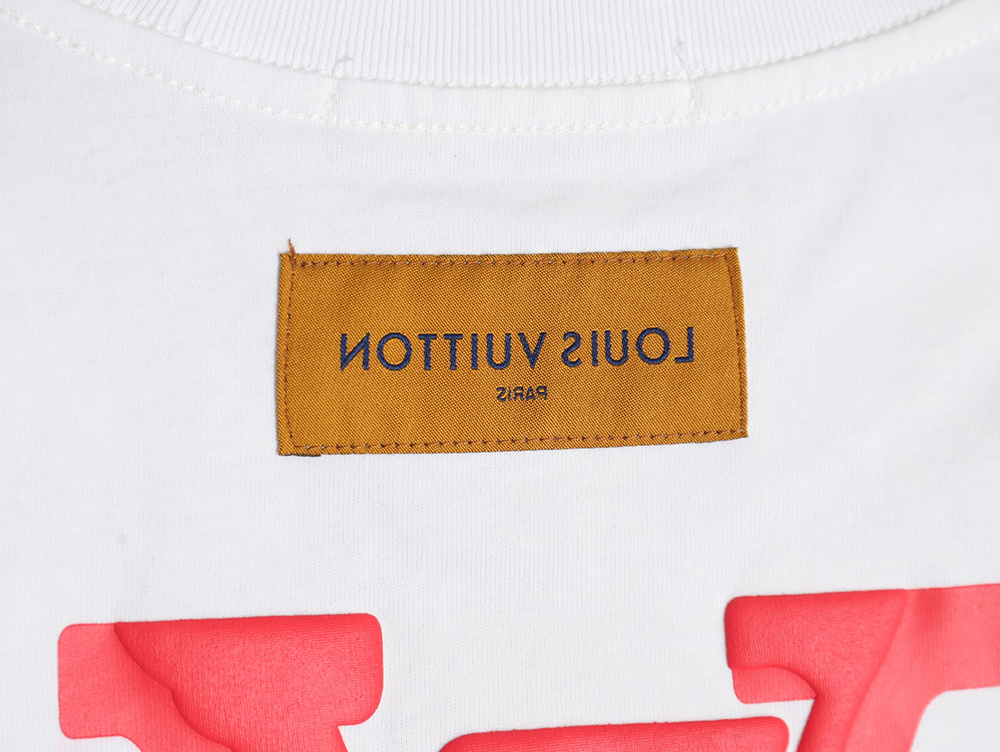 Louis Vuitton letter print logo short sleeves