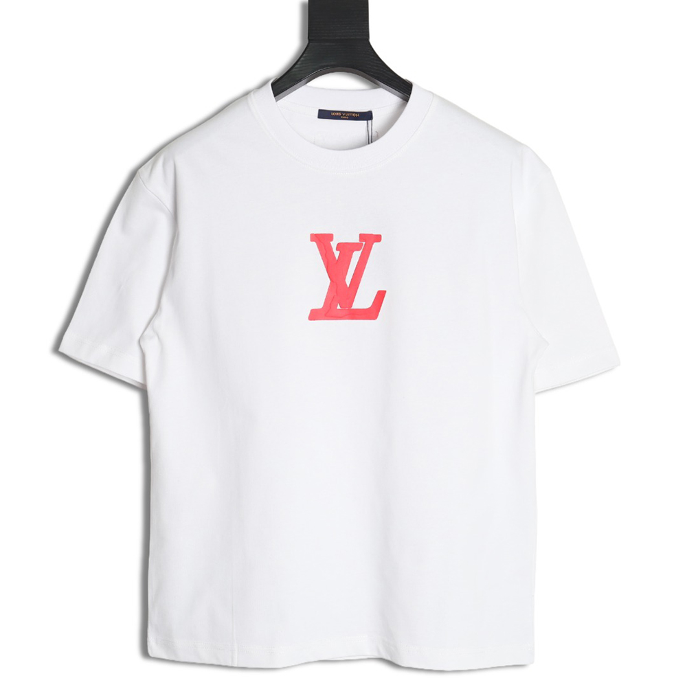Louis Vuitton letter print logo short sleeves