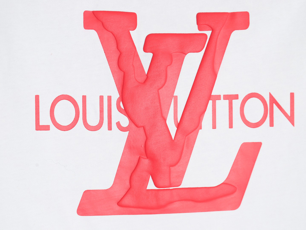 Louis Vuitton letter print logo short sleeves