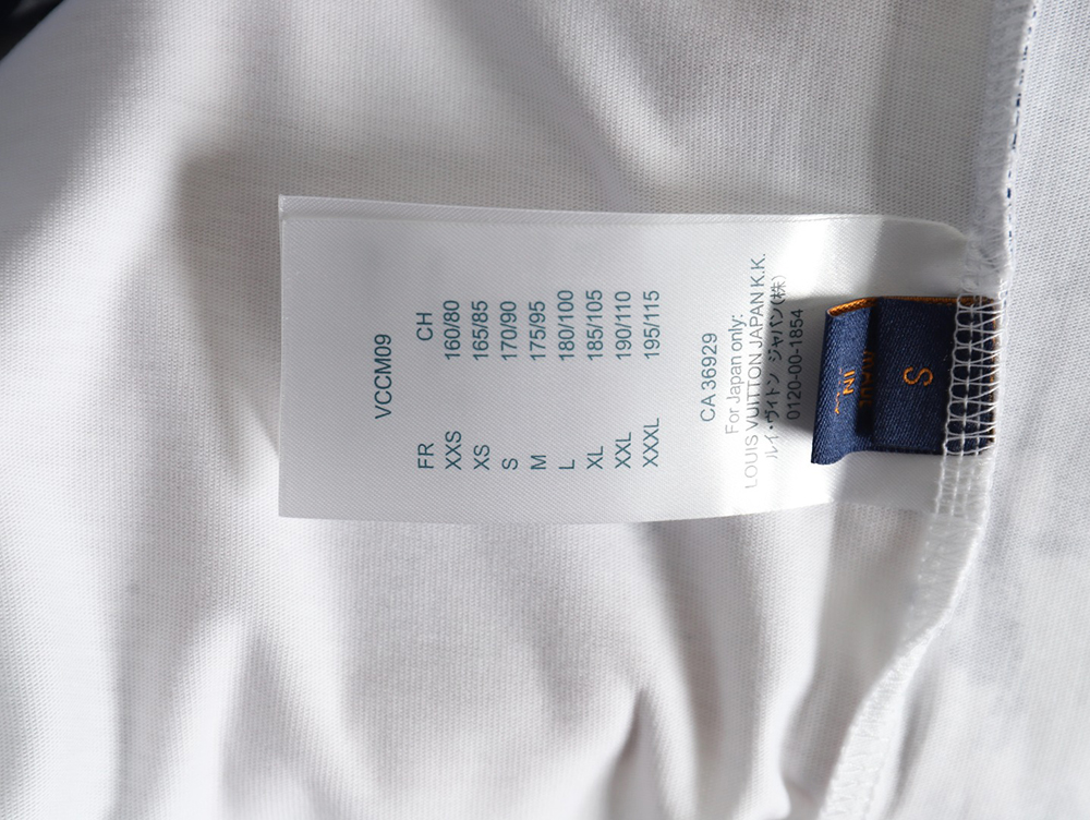 Louis Vuitton cashew flower presbyopic tie-dye short-sleeved T-shirt