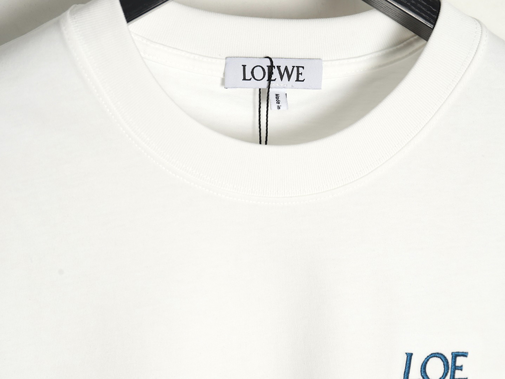 Loewe misplaced logo embroidery T-shirt