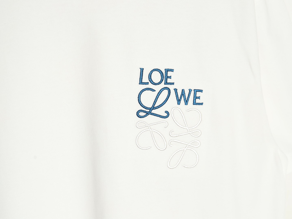 Loewe misplaced logo embroidery T-shirt