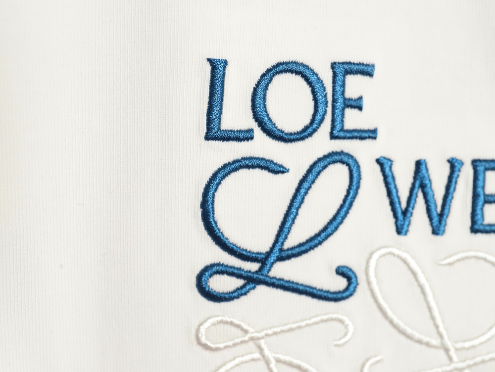 Loewe misplaced logo embroidery T-shirt