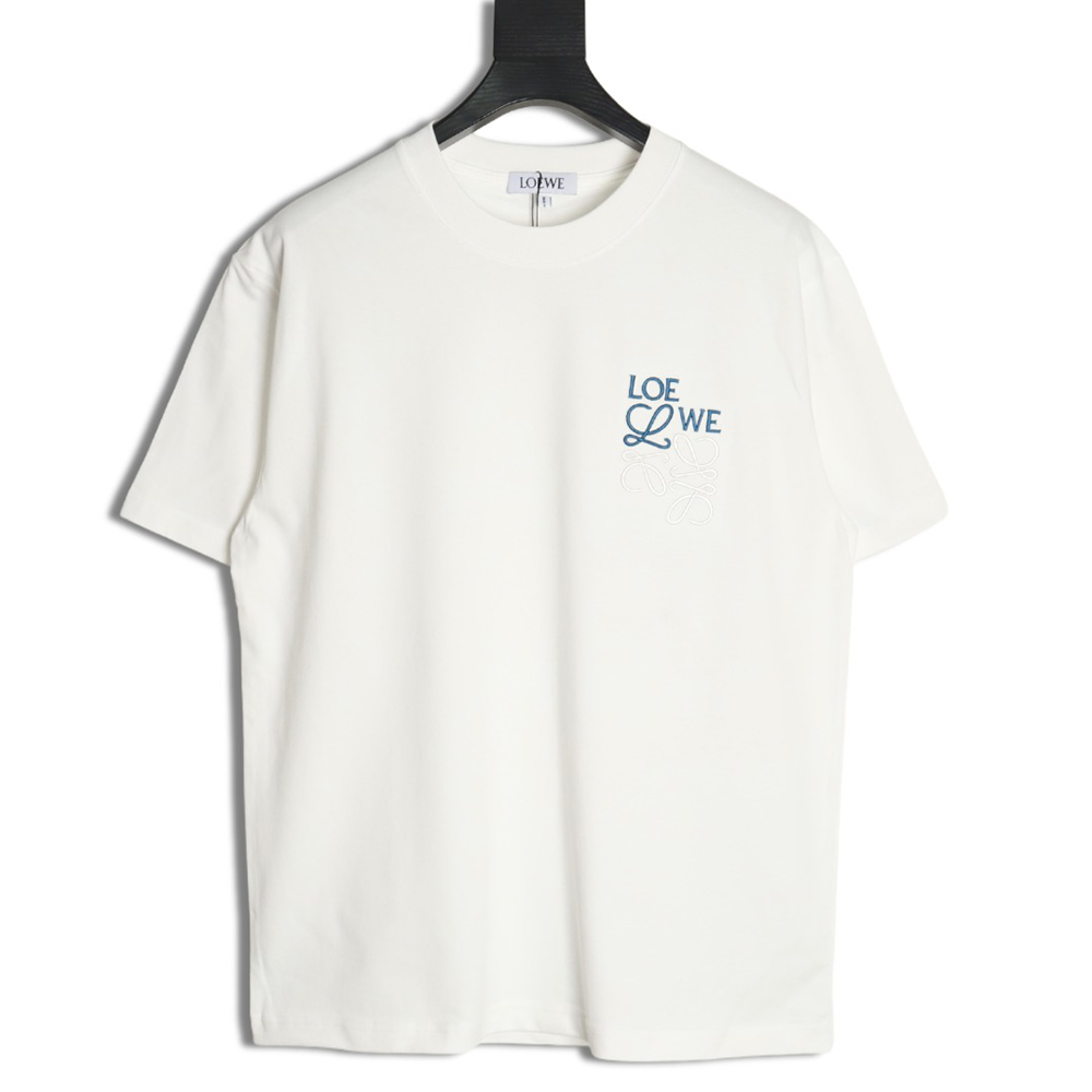 Loewe misplaced logo embroidery T-shirt