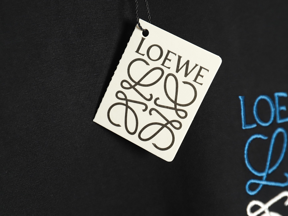 Loewe misplaced logo embroidery T-shirt TSK1