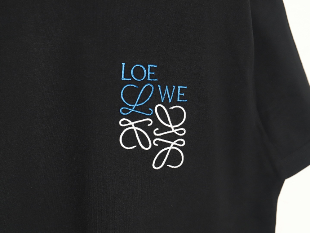 Loewe misplaced logo embroidery T-shirt TSK1