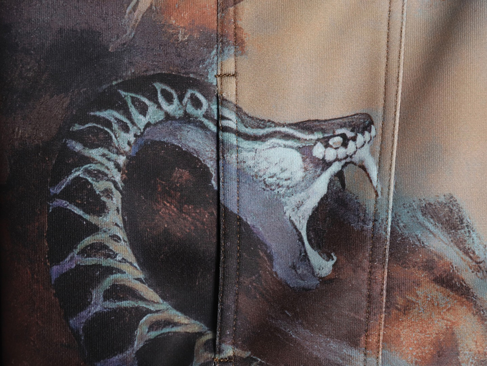 Supreme & Frank Frazetta denim thick jacket
