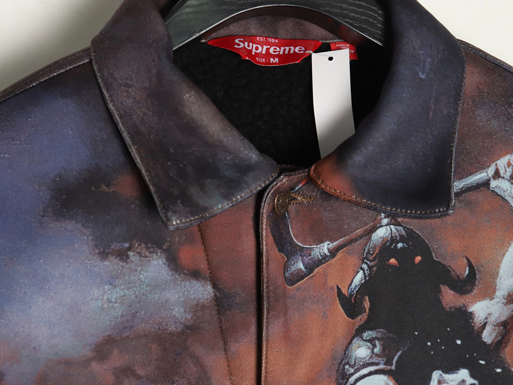Supreme & Frank Frazetta denim thick jacket
