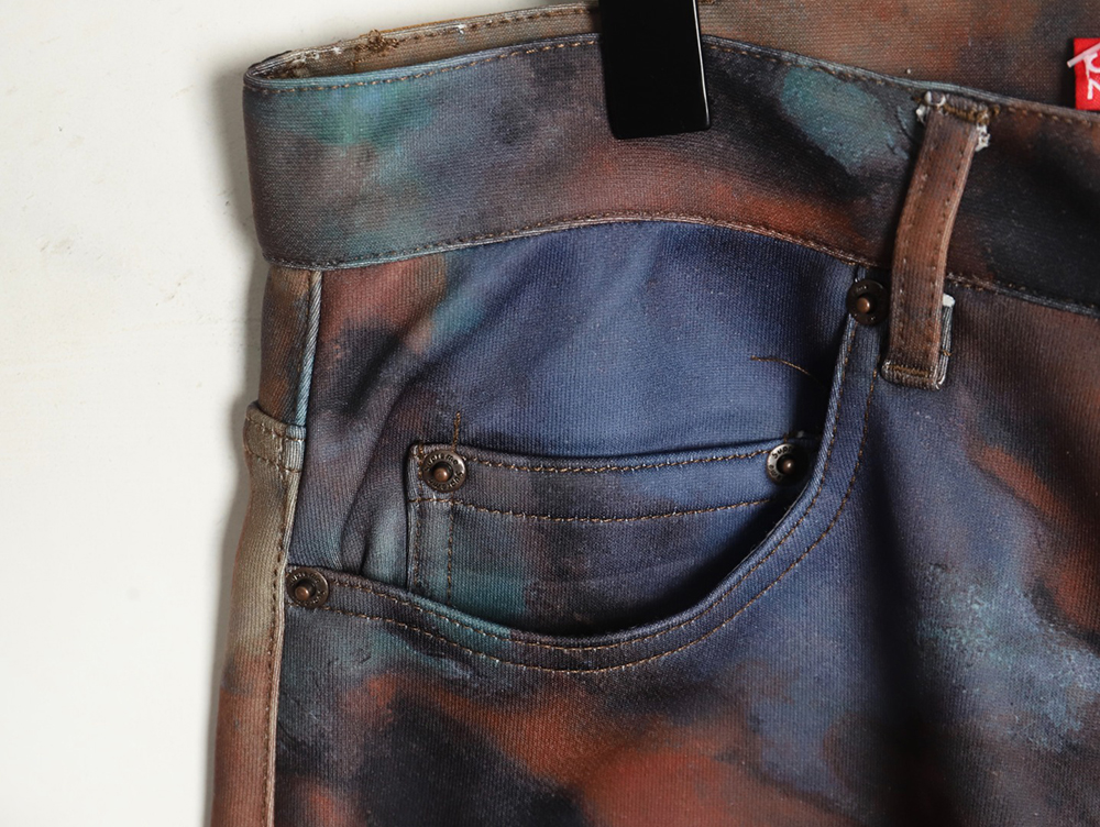 Supreme & Frank Frazetta Denim Printed Track Pants