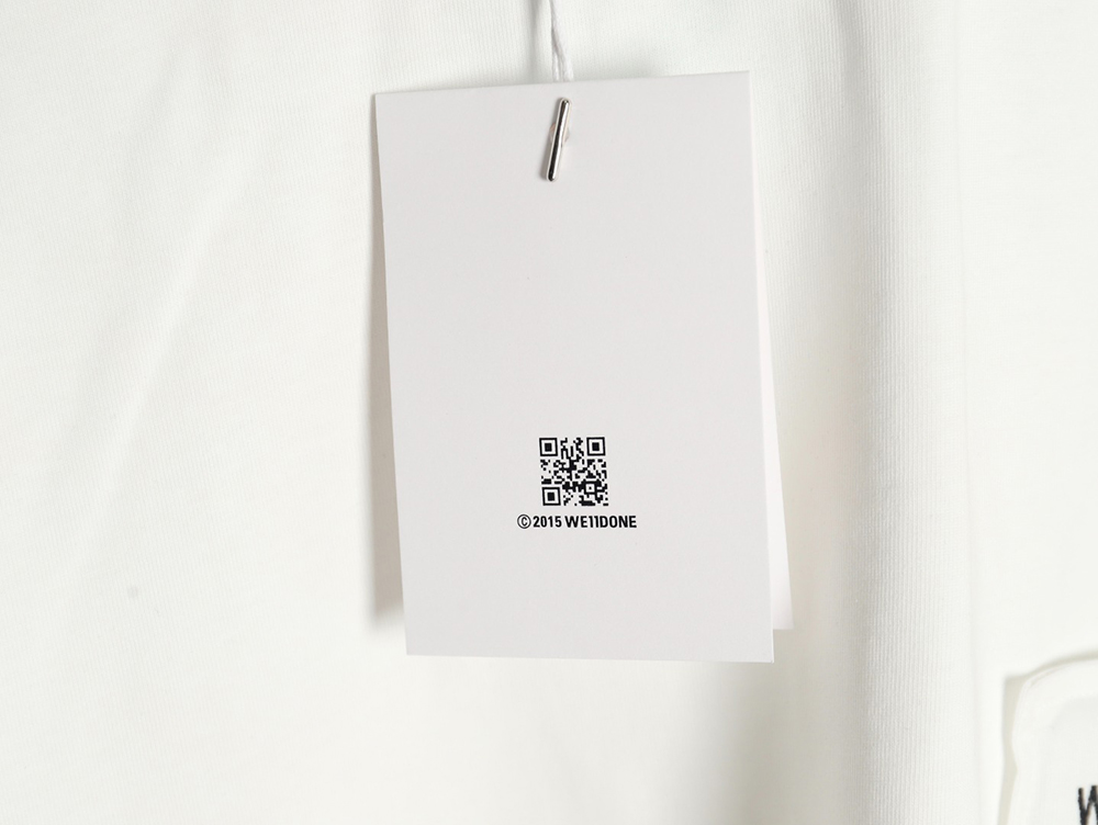 We11 Done Logo Embroidered Simple Long Sleeve T-Shirt