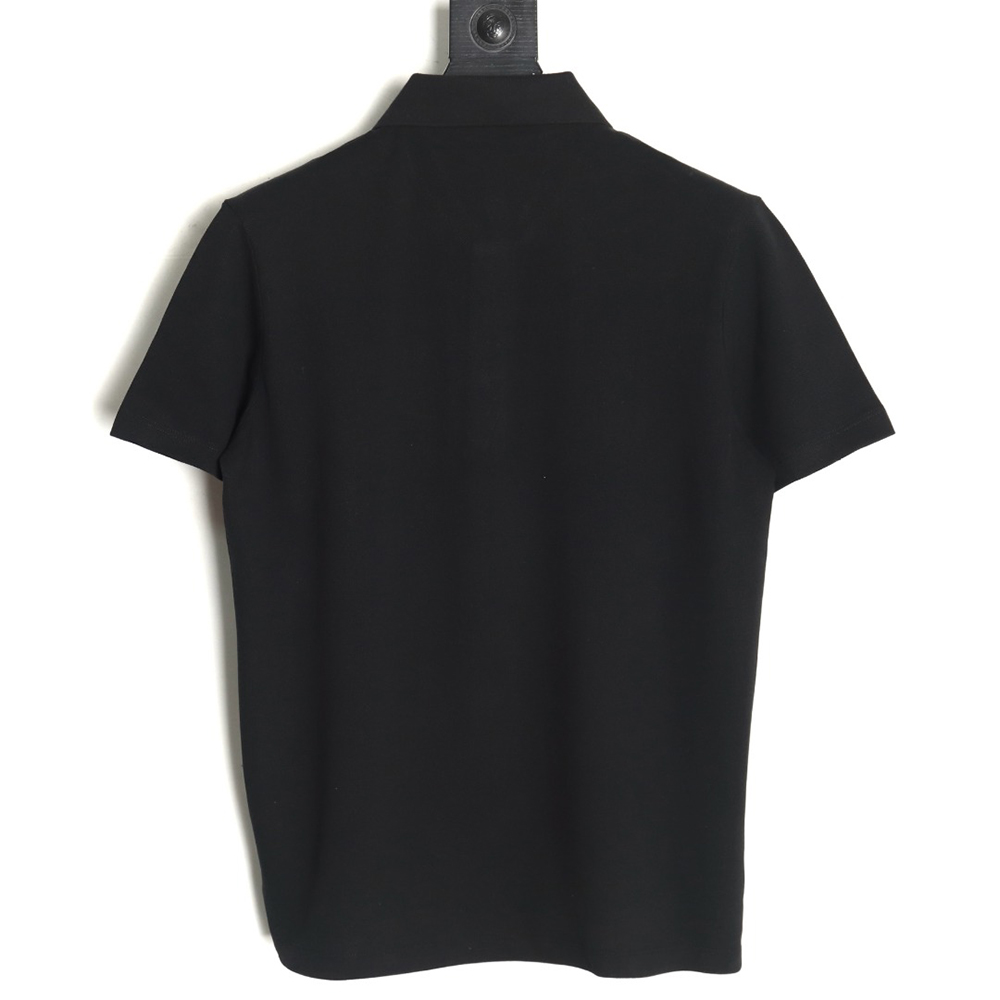 Burberry cursive embroidered signature short-sleeved polo shirt TSK1