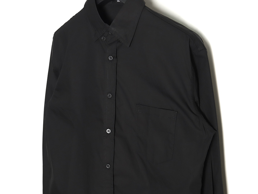 Balenciaga yellow tape print long-sleeved shirt
