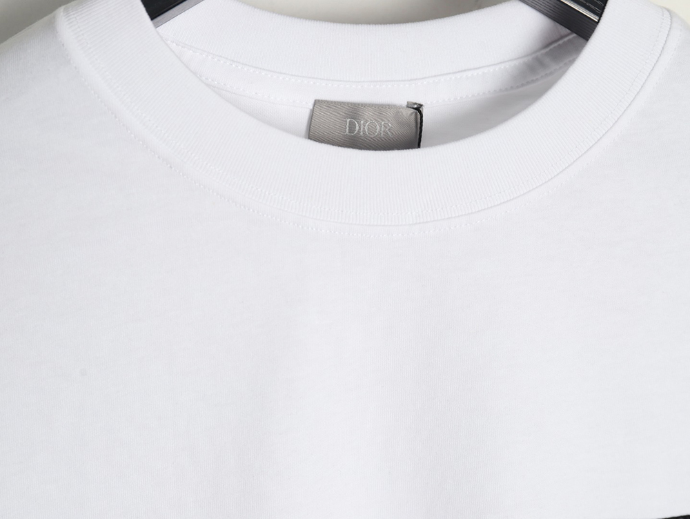Dior flocked print logo short-sleeve