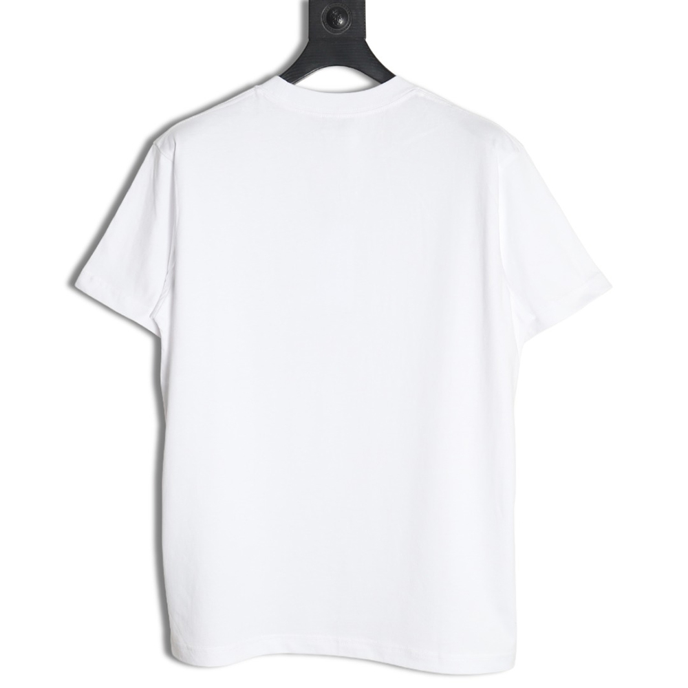 Dior flocked print logo short-sleeve