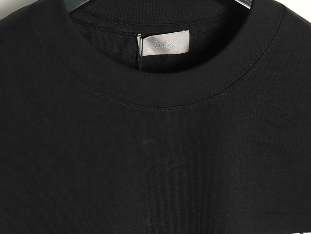 Dior flocked print logo short-sleeve TSK1