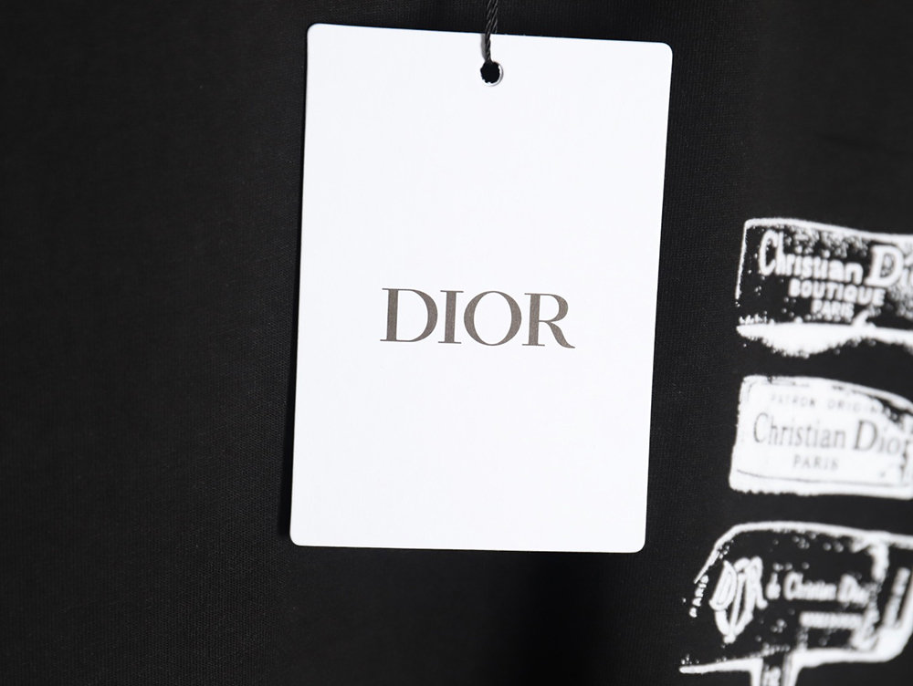 Dior flocked print logo short-sleeve TSK1